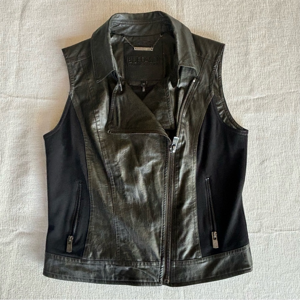 Buffalo David Bitton women's moto vest